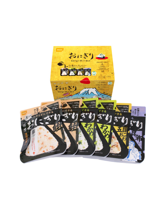 【5年保存】携帯おにぎり6食セット