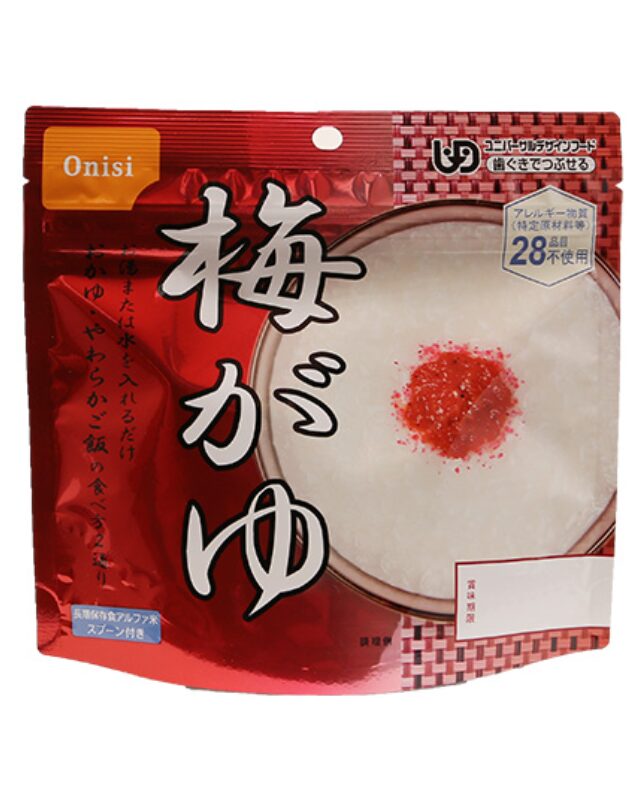 【5年保存】尾西食品 アルファ米 梅がゆ 50食×2セット