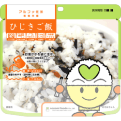 【5年保存】希望食品 アルファ化米 ひじきご飯 50食セット