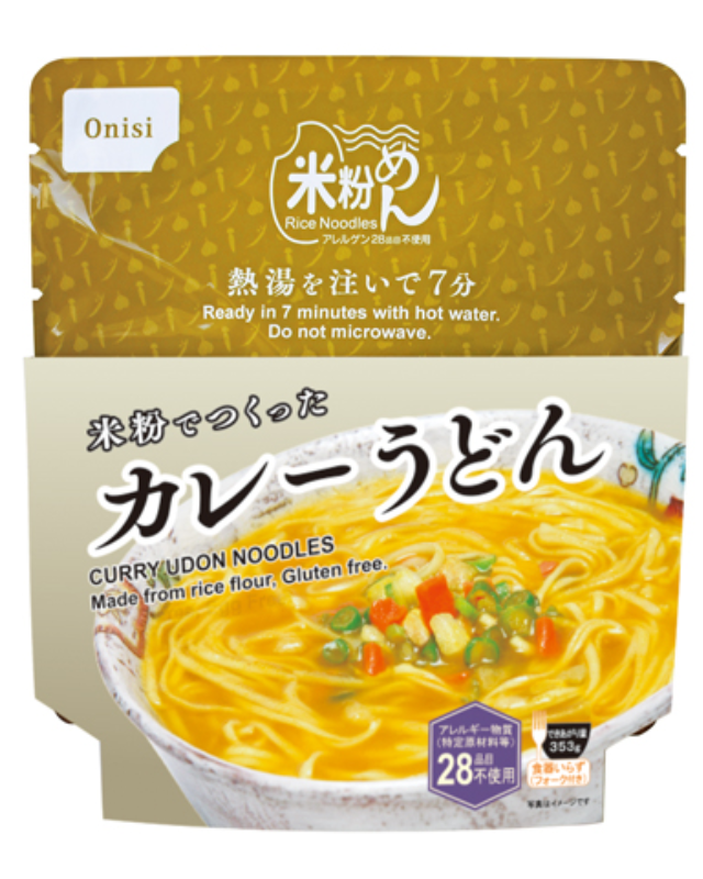 【5年保存】尾西食品 米粉でつくったカレーうどん 30食セット