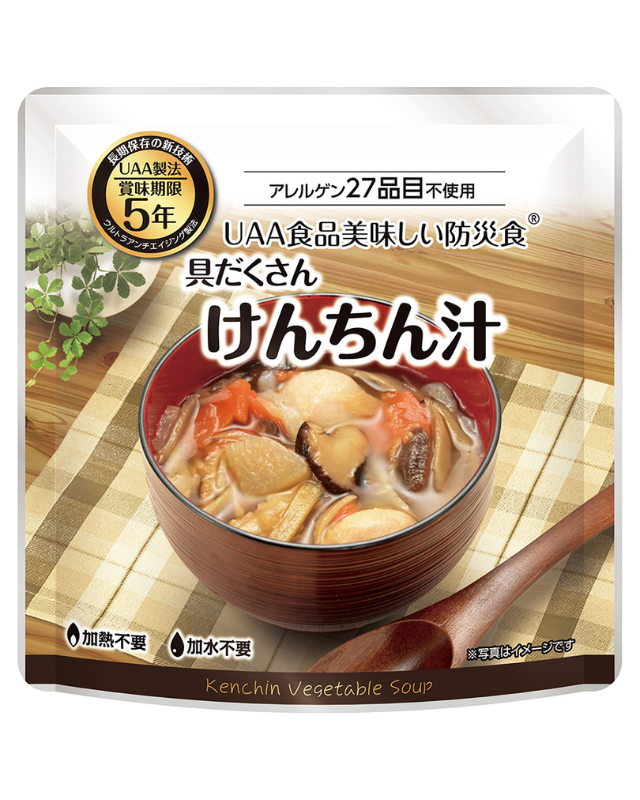 【5年保存】UAA食品 美味しい防災食 けんちん汁 36食セット