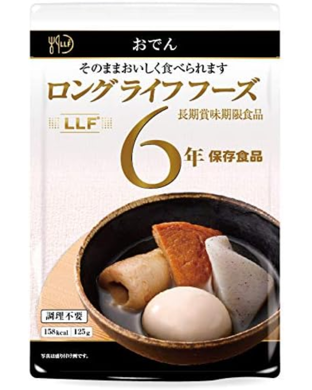 【6年保存】LLF おでん 25パック×4セット