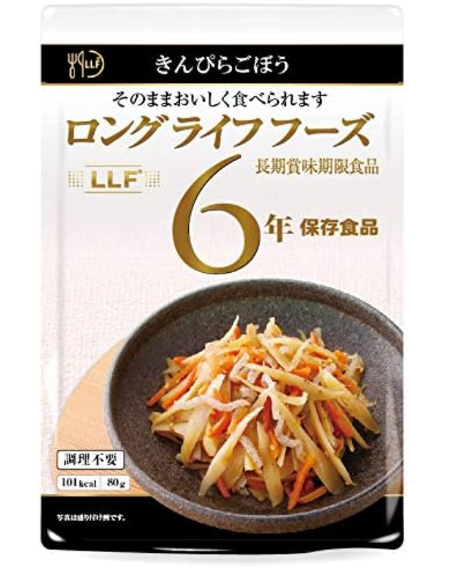 【6年保存】LLF きんぴらごぼう50パック×2セット