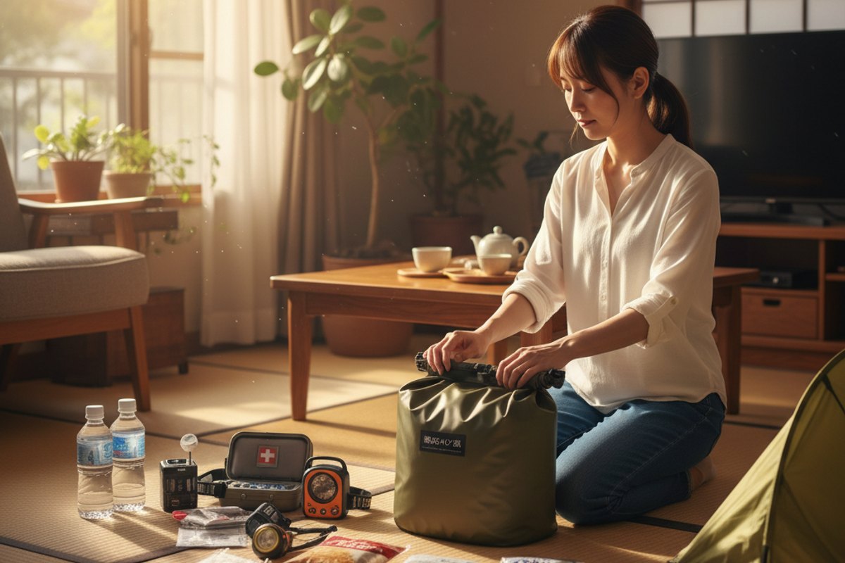 防水バッグ 30L 防災 災害タイムライン