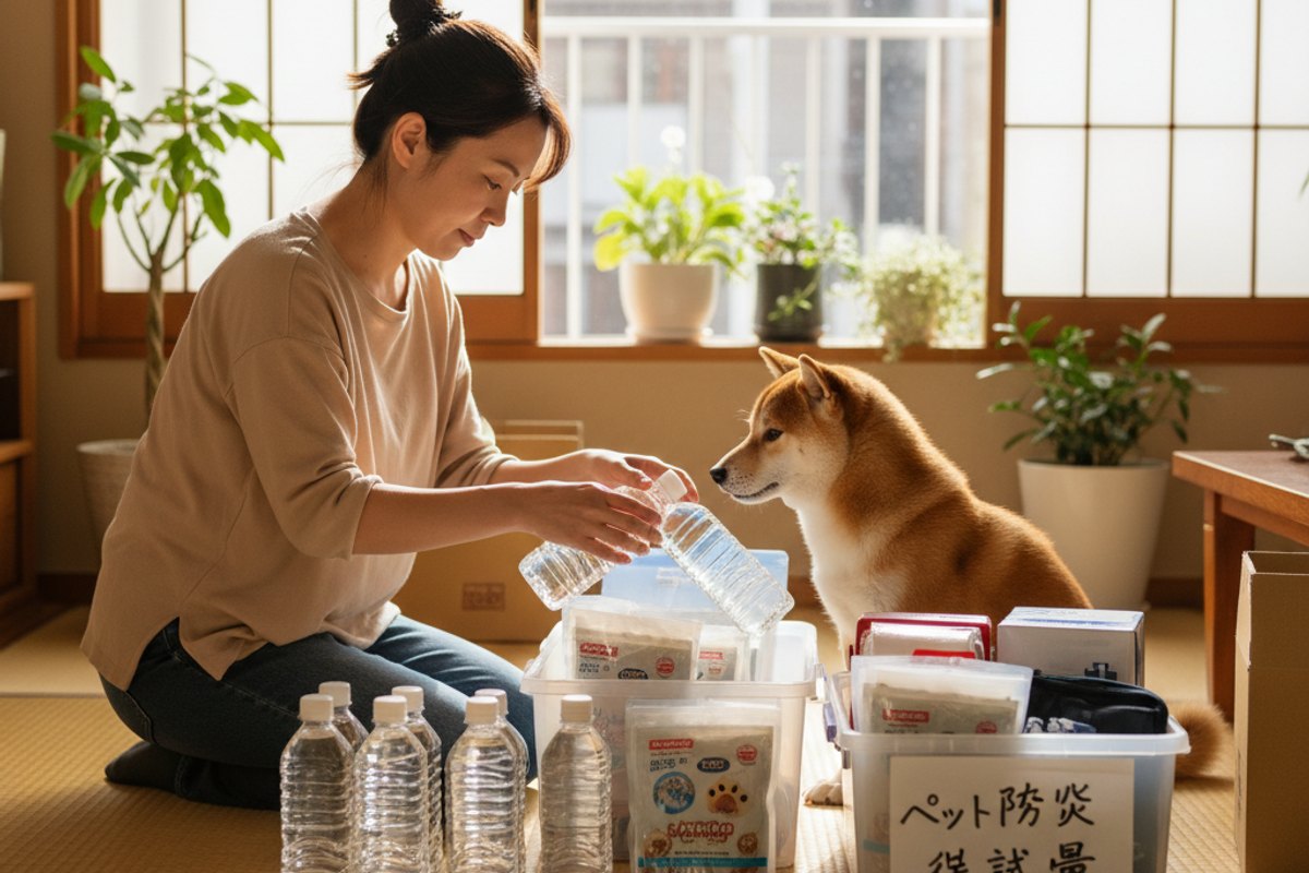 ペット 防災 保存水 備蓄量 災害タイムライン