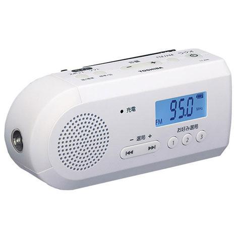 防災ラジオ 手回し おすすめ 東芝 TOSHIBA TY-JKR6-W ホワイト 手回し充電ラジオ TYJKR6W : イーベスト - 通販 - Ya